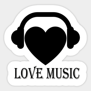 Love Music Sticker